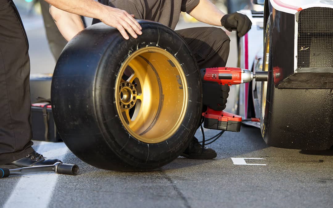 Nitrogen Gas in Tires: race car tire