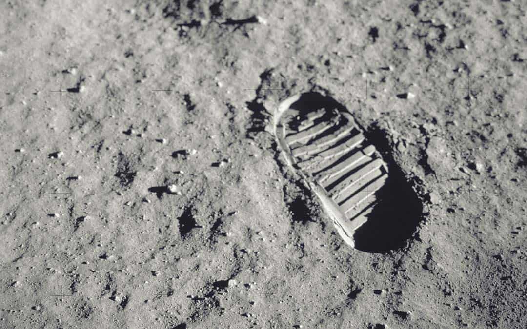 Foot Print on the Moon