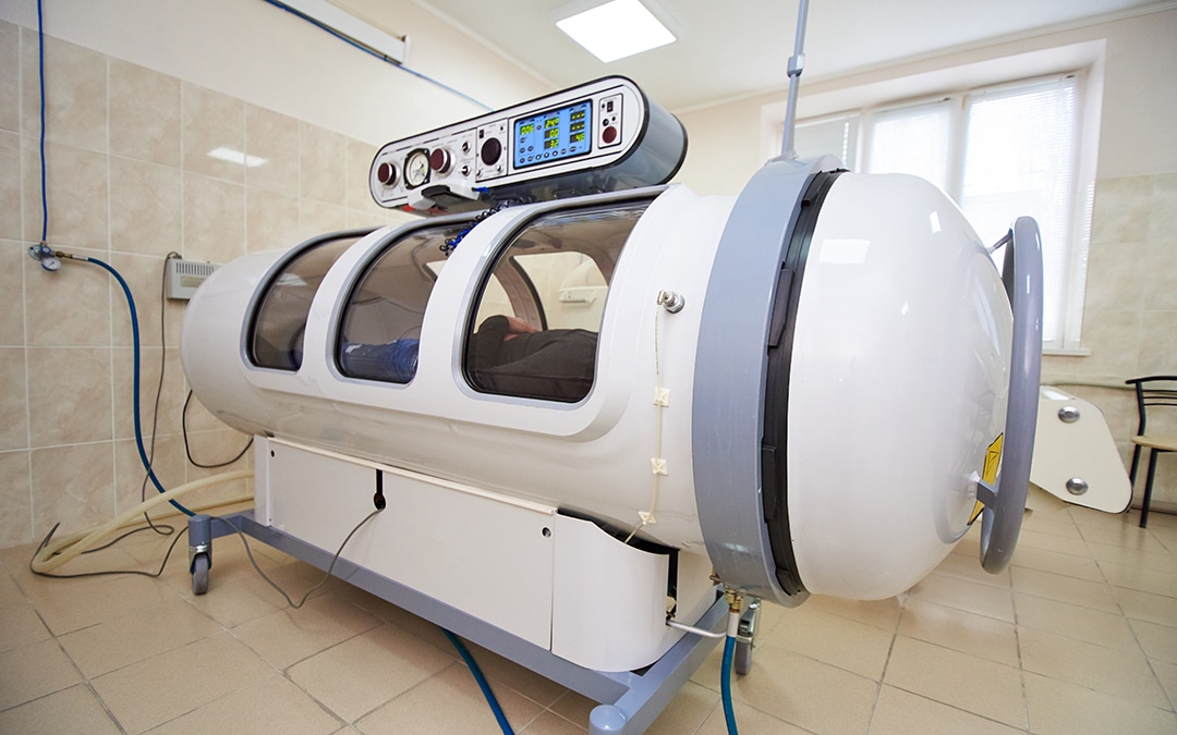 Hyperbaric Oxygen chamber - oxygen therapy, medical room